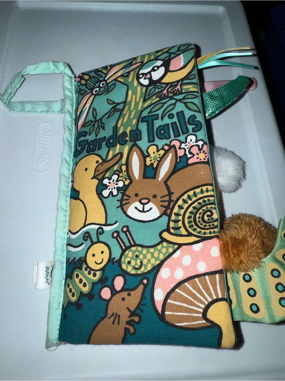 Jellycat garden tails book